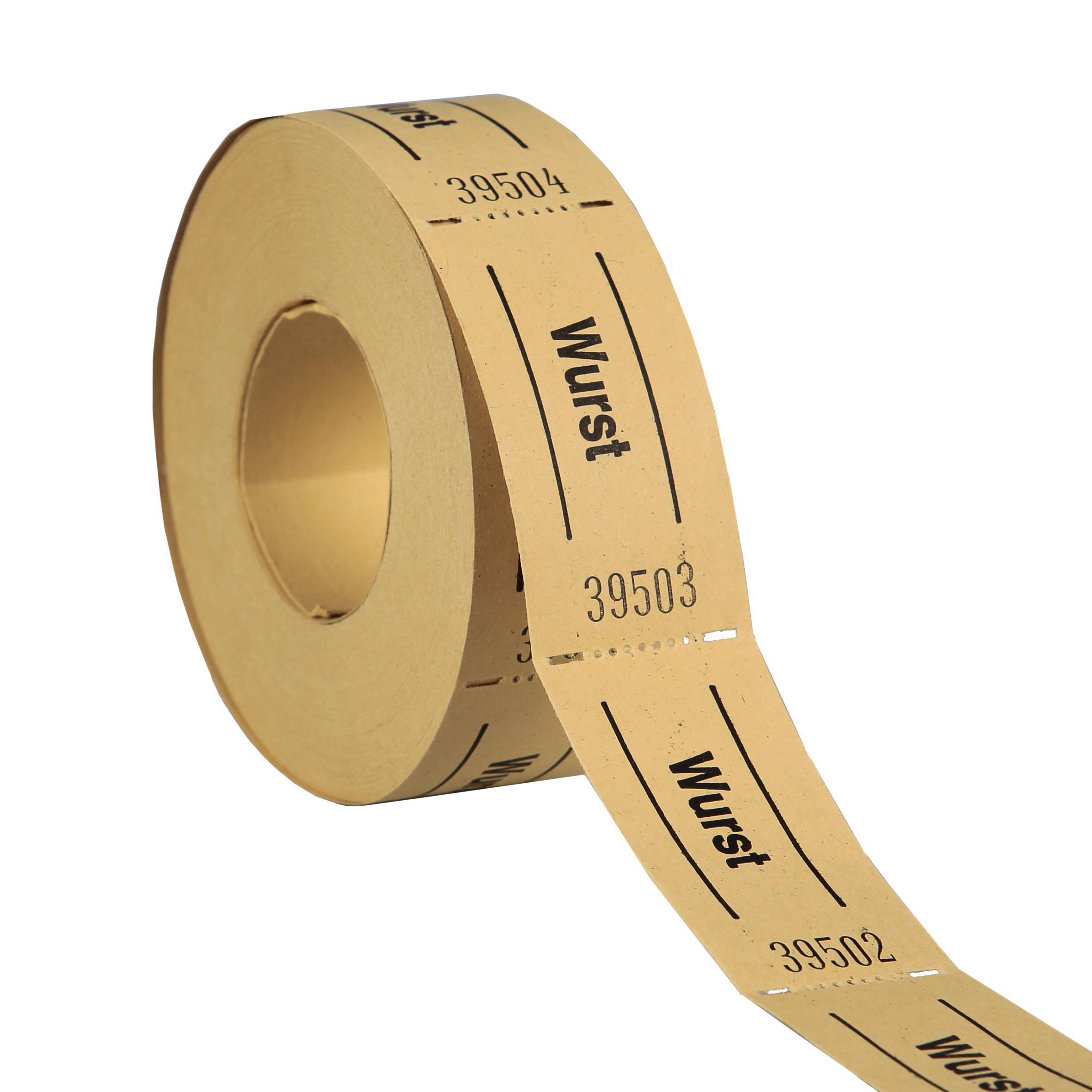 Produktbild 8 von Rollenbons "Wurst" 1000 Abrisse