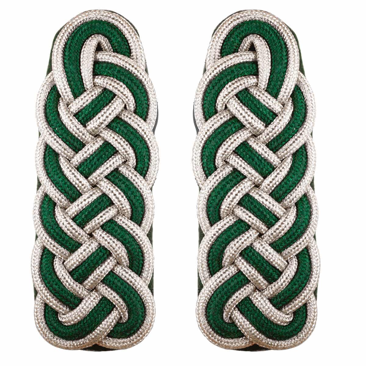 Produktbild von Schultergeflecht - Majorsgeflecht silber-grün