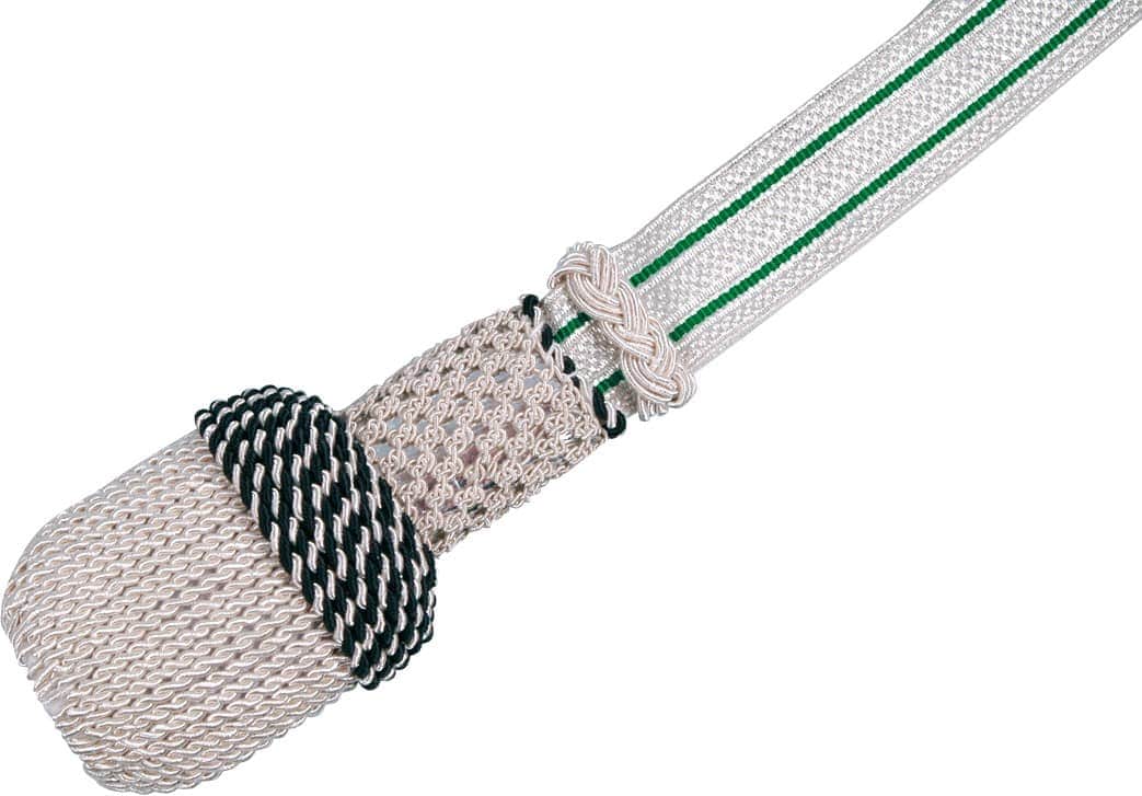Produktbild von Portepee silber mit Streifen