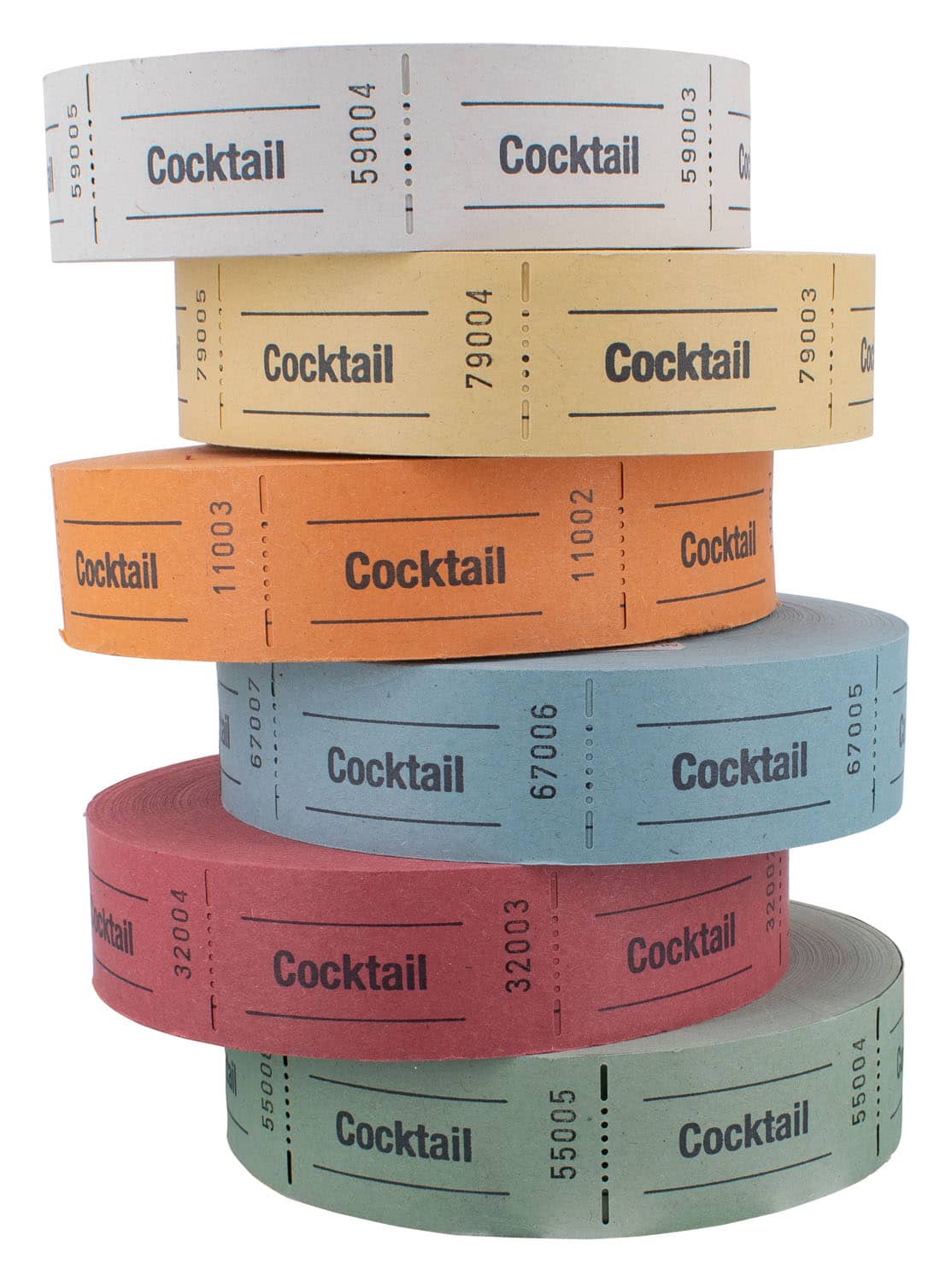 Produktbild von Rollenbons "Cocktail" 1000 Abrisse