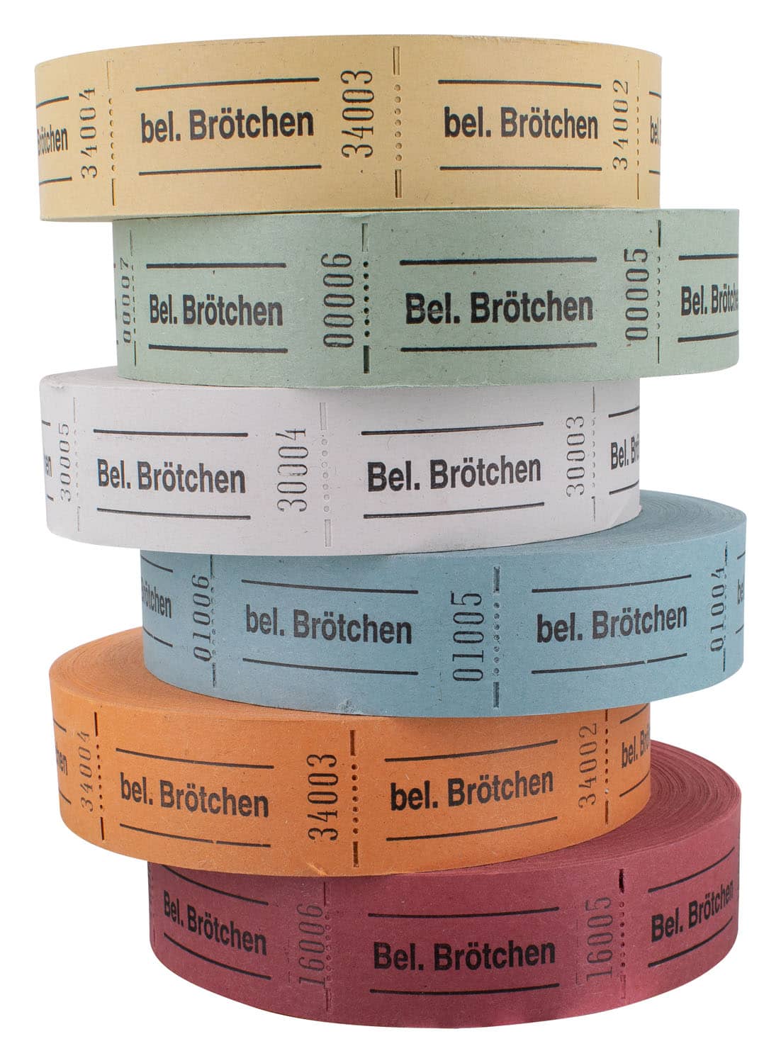 Hauptproduktbild von Rollenbons "Bel. Brötchen" 1000 Abrisse