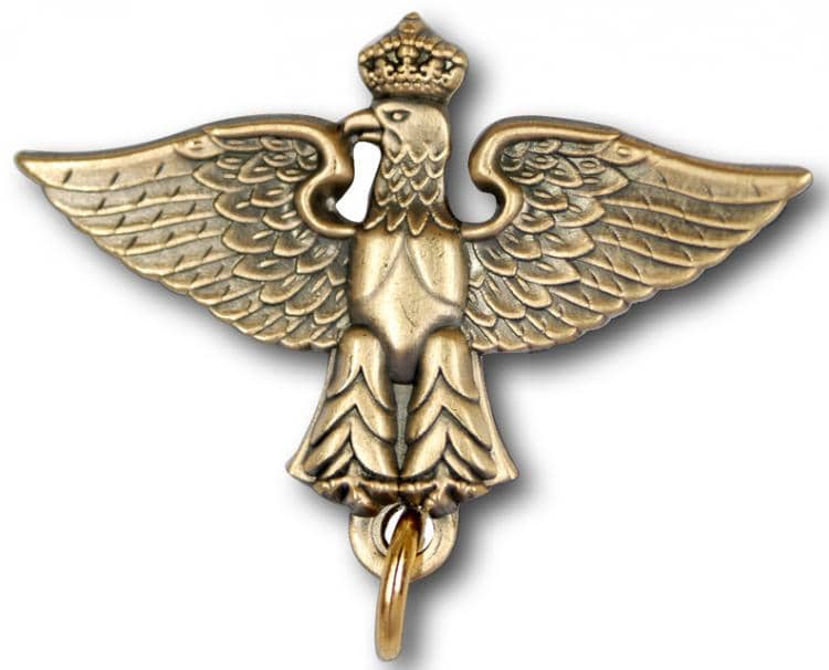 Adler mit Krone - Ordenaufhänger