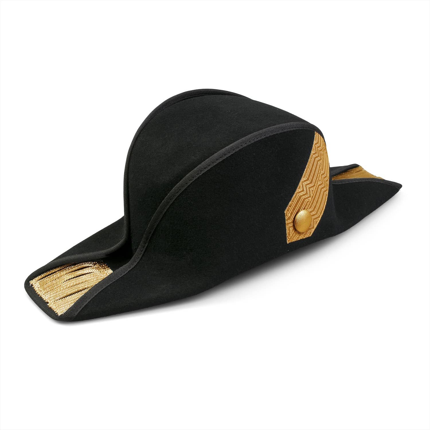 Produktbild 2 von Zweispitz mit Fransen, Steg und Knopf