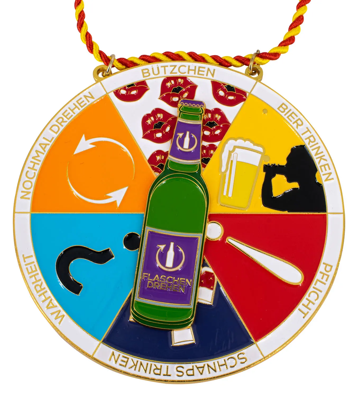 Produktbild von Karnevalsorden "Flaschendrehen"