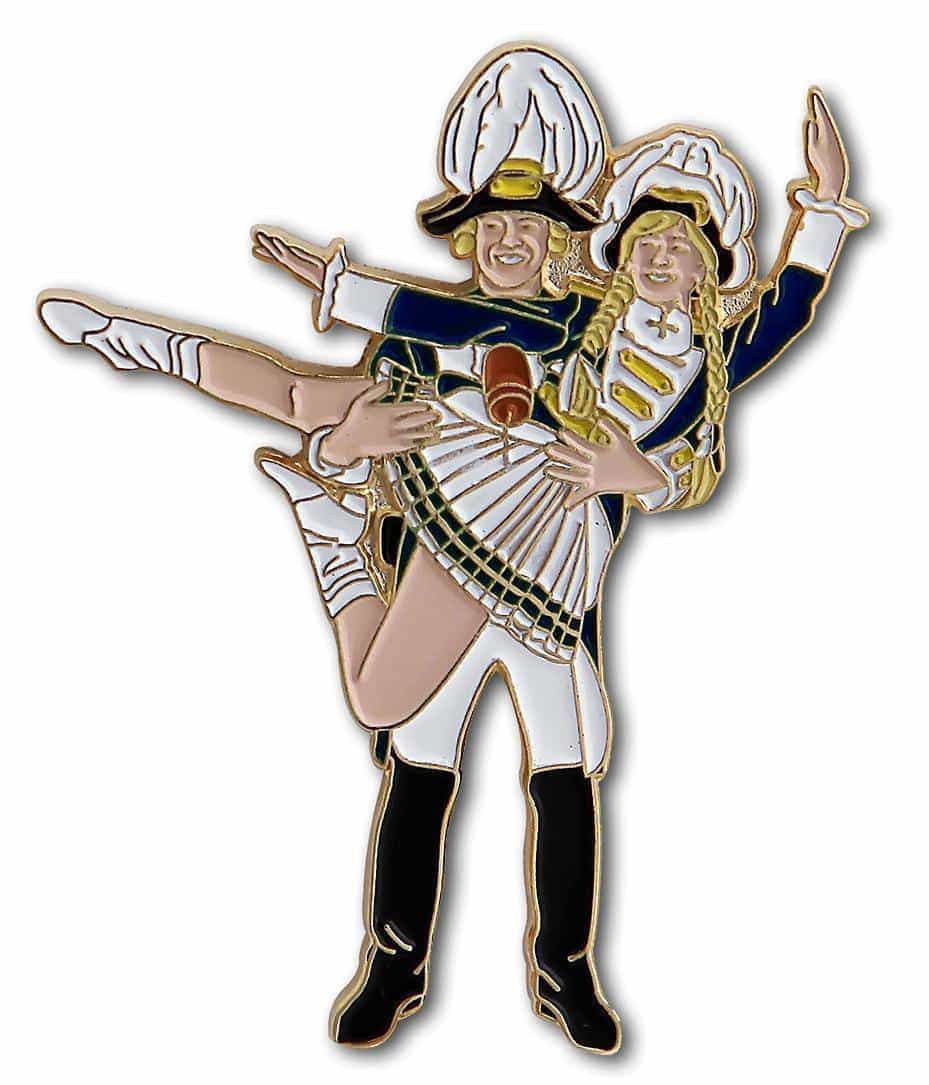 Hauptproduktbild von Tanzpaar stehend Pin