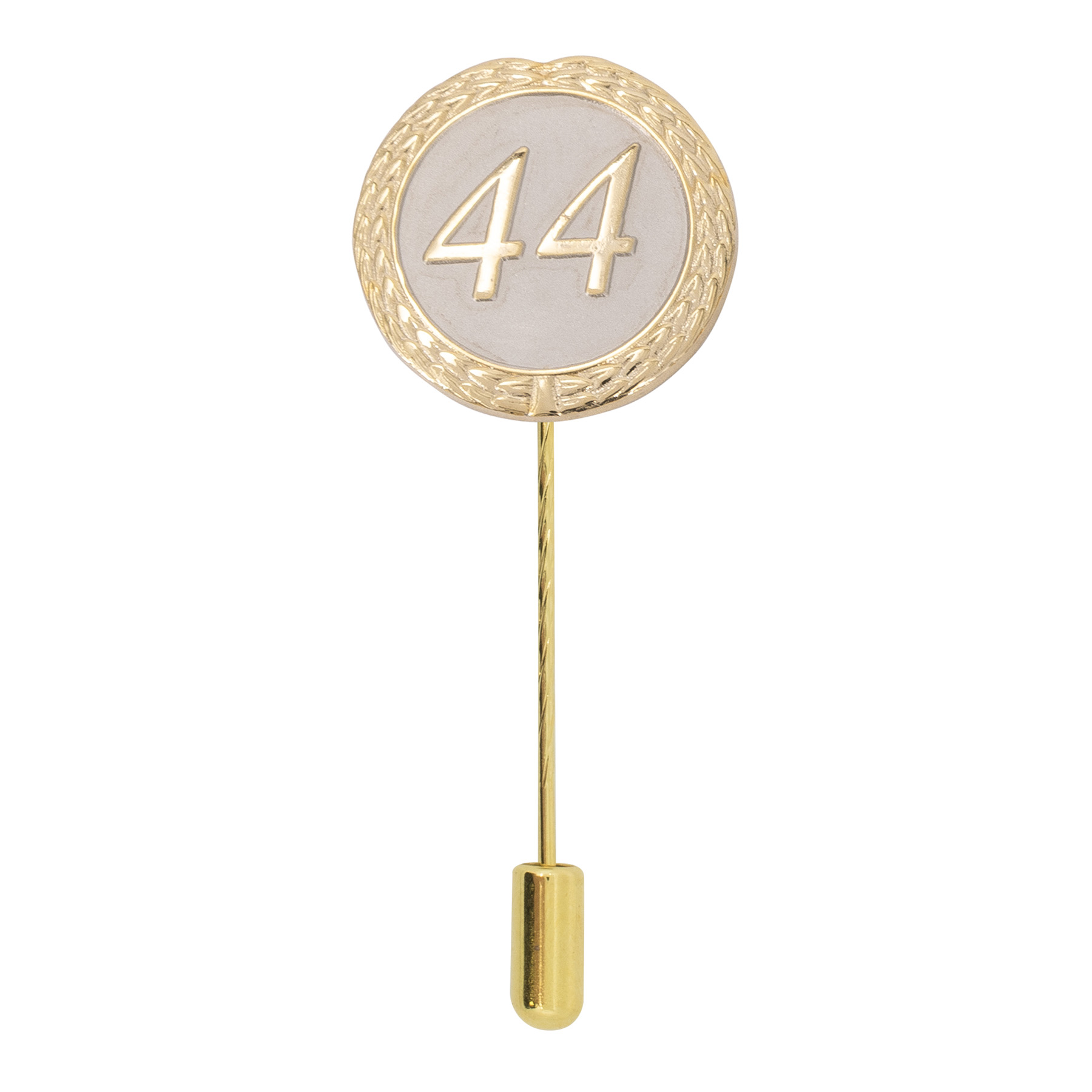 Produktbild von Anstecknadel 44 Jahre Silber-Gold
