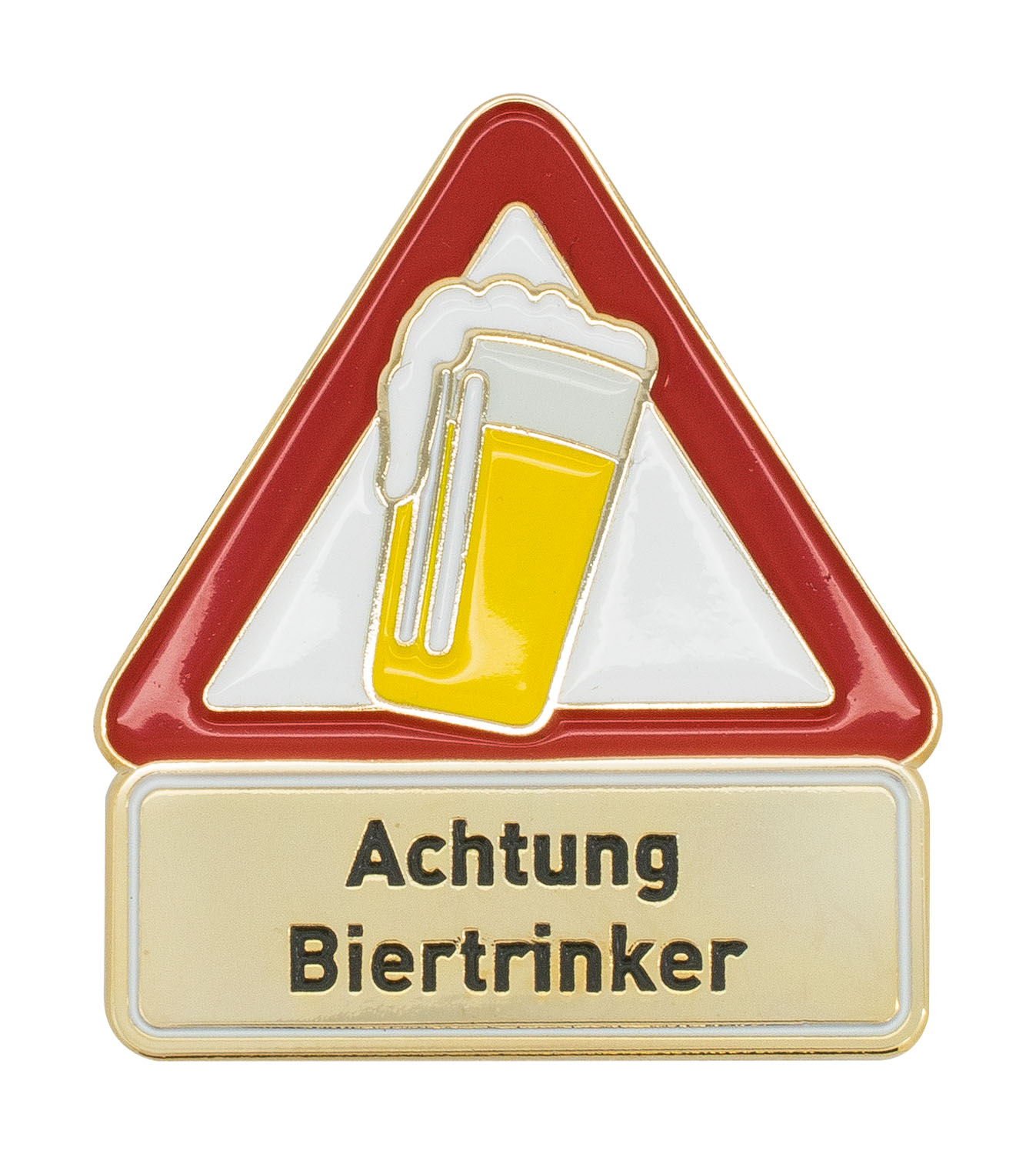 Produktbild von Achtung Biertrinker - Pin