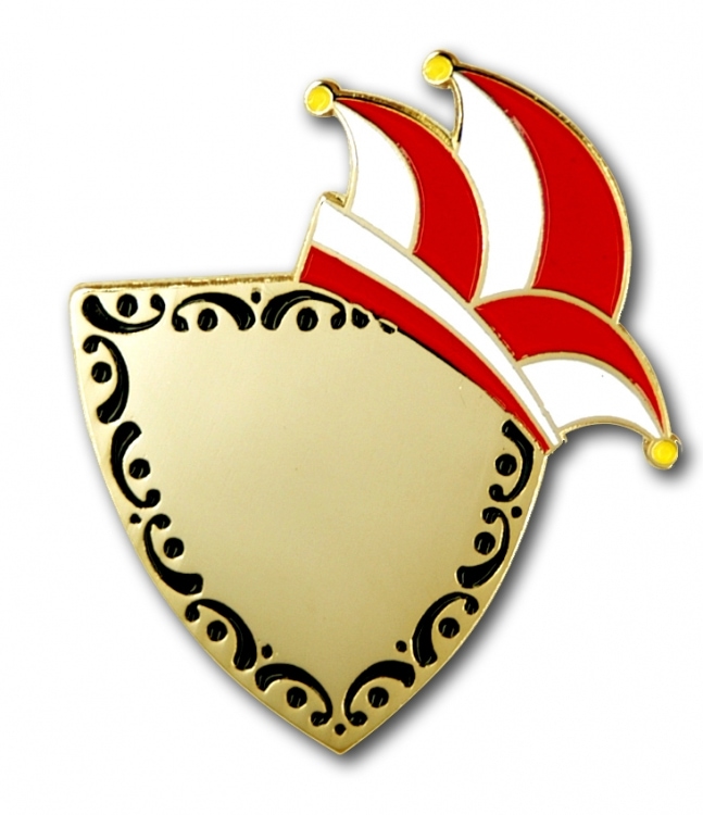 Produktbild von Karnevalspin mit Gravurfläche