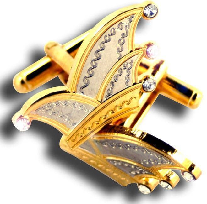 Produktbild 3 von Paar Manschettenknöpfe "Narrenkappe"