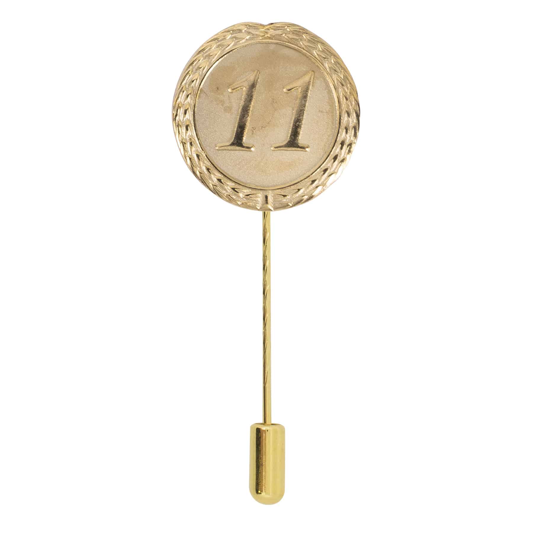 Produktbild von Anstecknadel 11 Jahre Gold