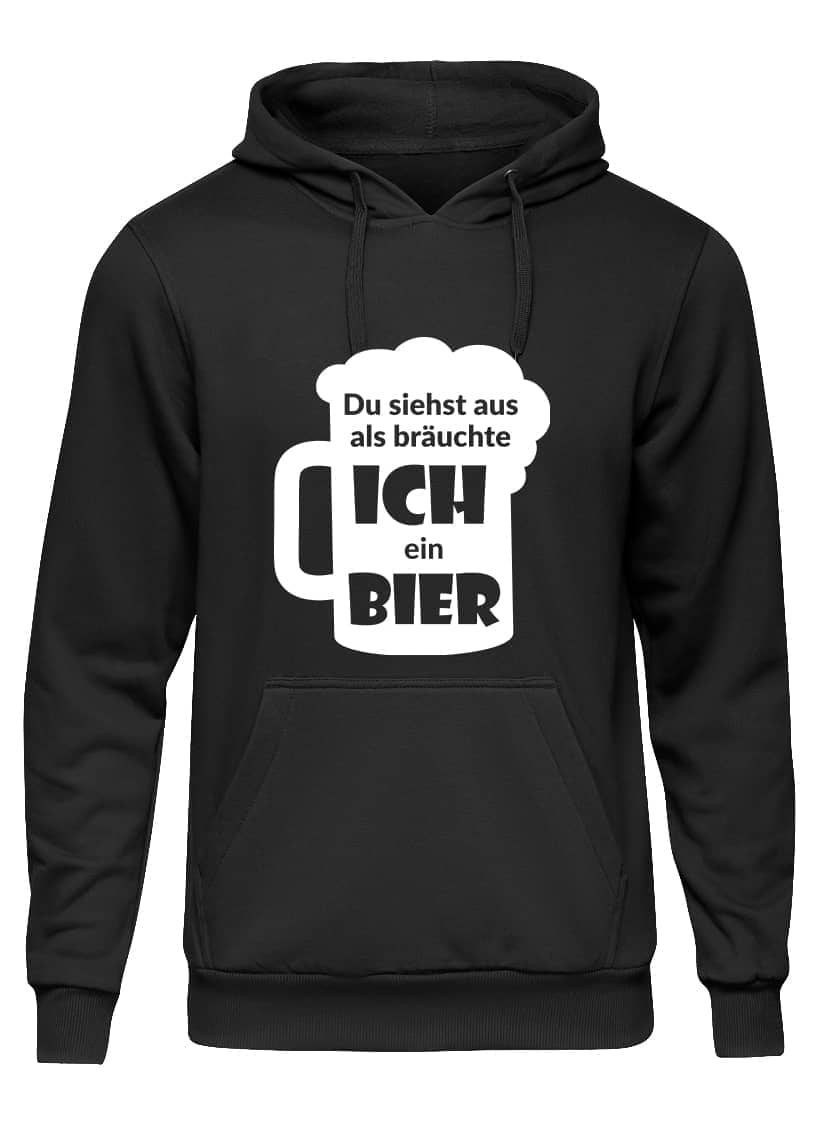 Hoodie "Du siehst aus"-Krug - Herren