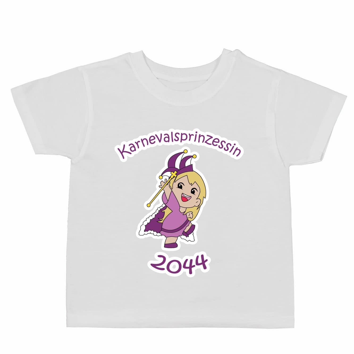 Produktbild von Kindershirt "Karnevalsprinzessin 2044"