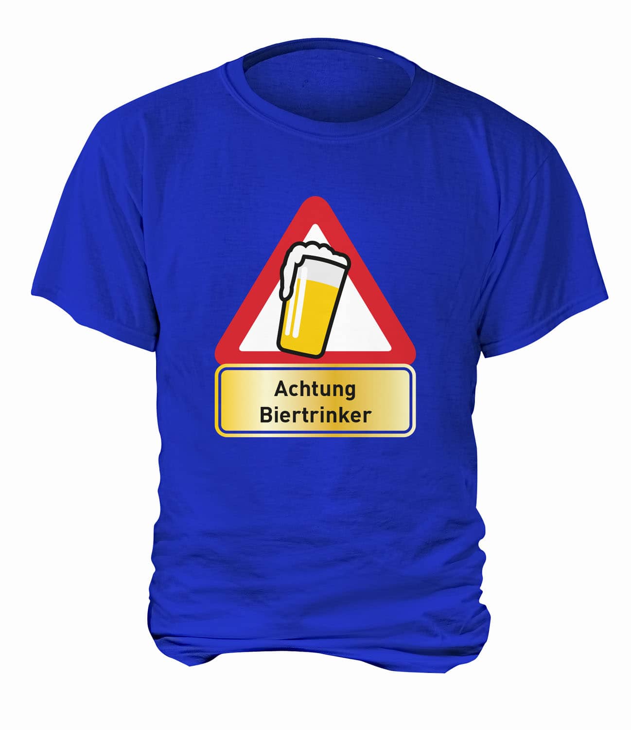 Produktbild von T-Shirt "Achtung Biertrinker" - Herren