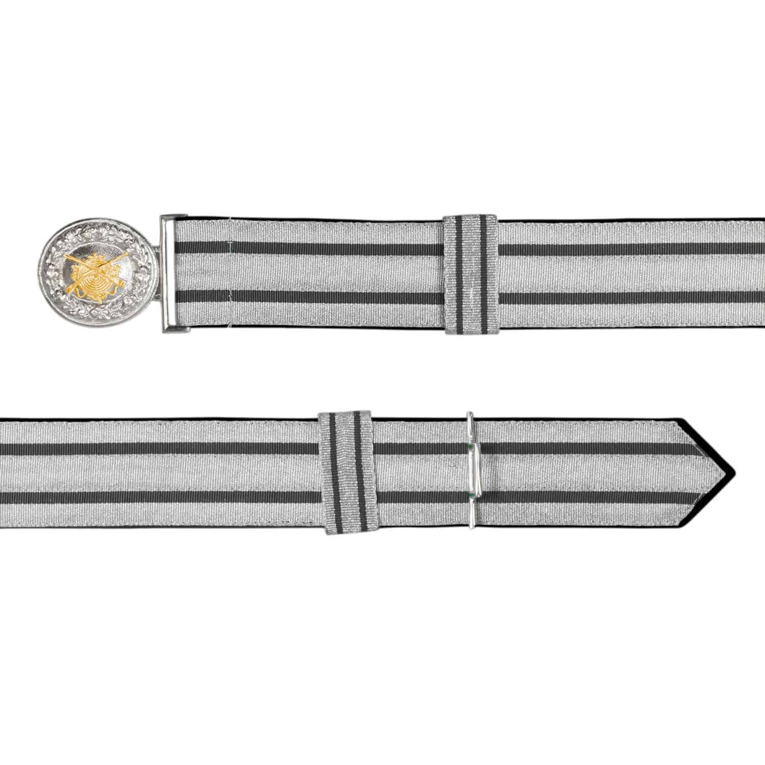 Produktbild 8 von Feldbinde silber mit schwarzen Streifen (schwarz National)