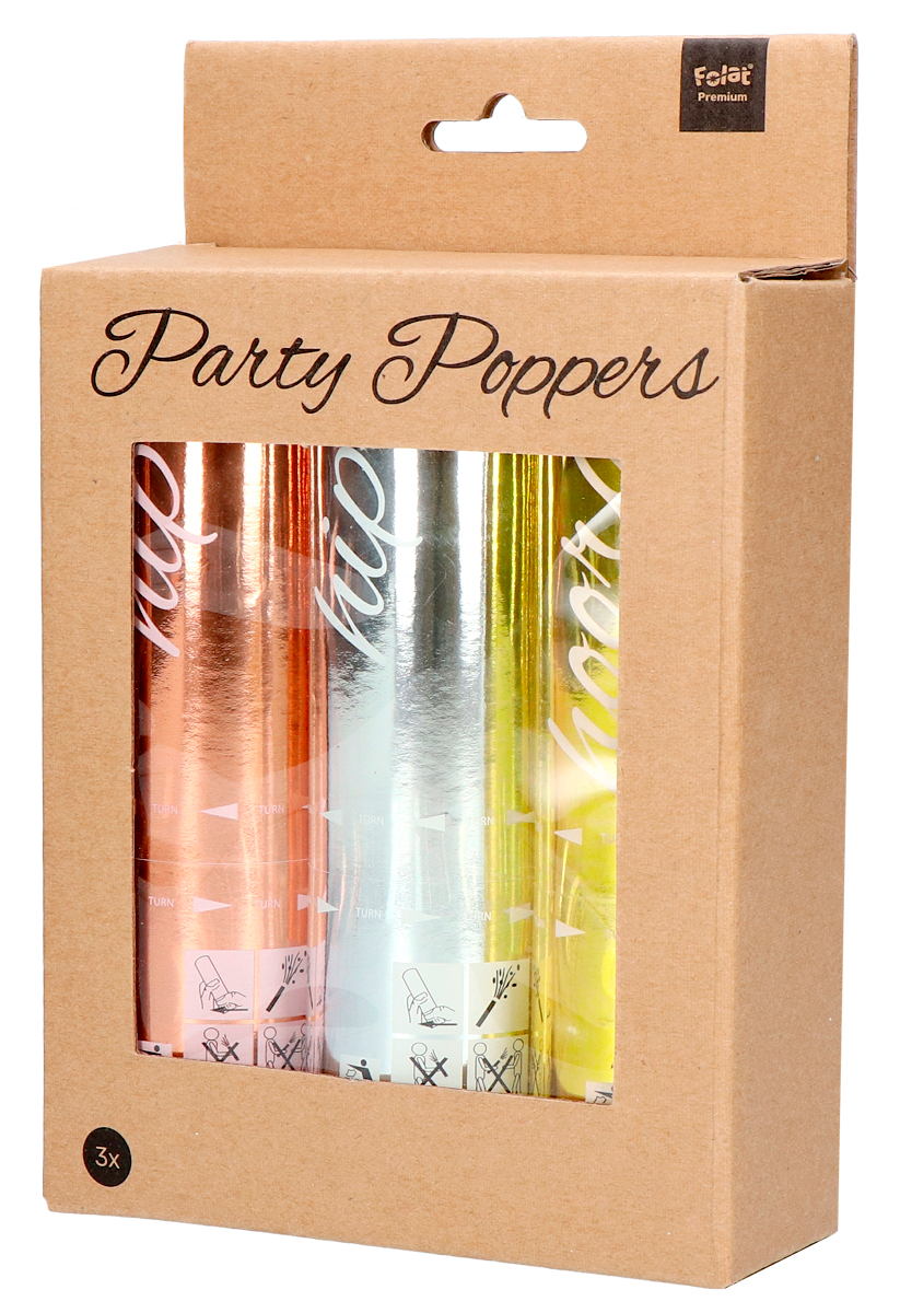 Produktbild 5 von Konfettikanonen Schimmer - 3er Set