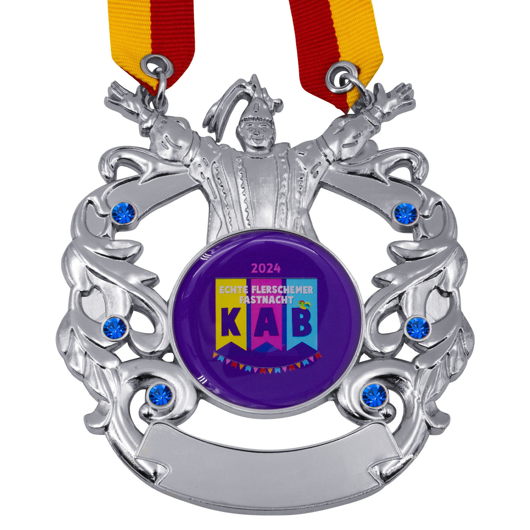 Produktbild von Karnevalsorden "Prinz" silber