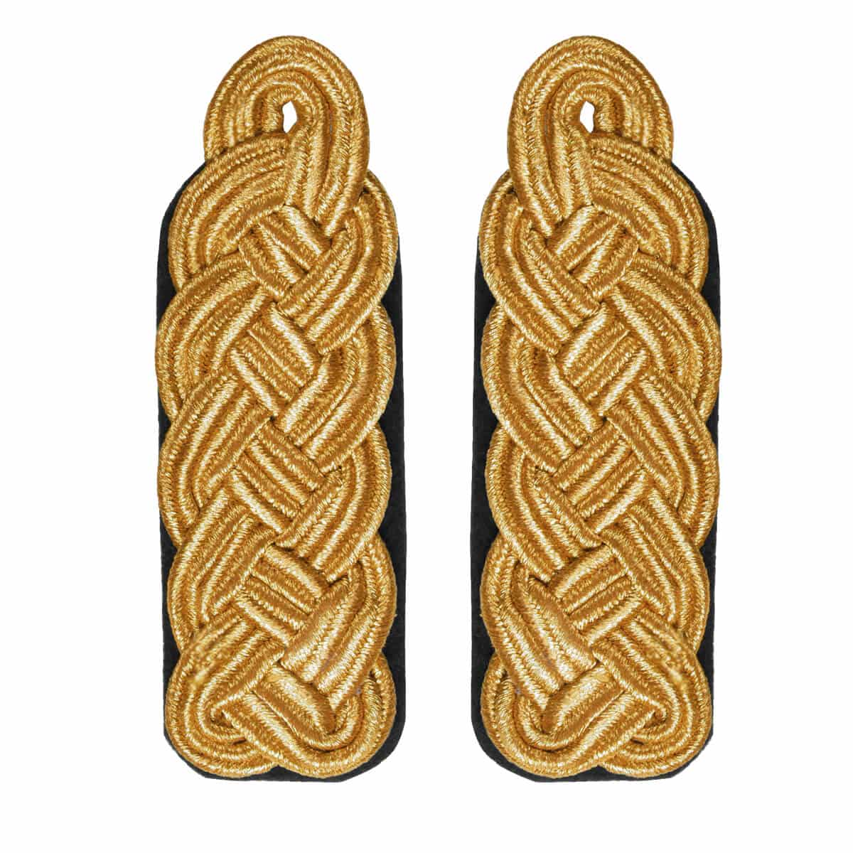 Hauptproduktbild von Schultergeflechte - Majorsgeflechte mit goldenem Soutache