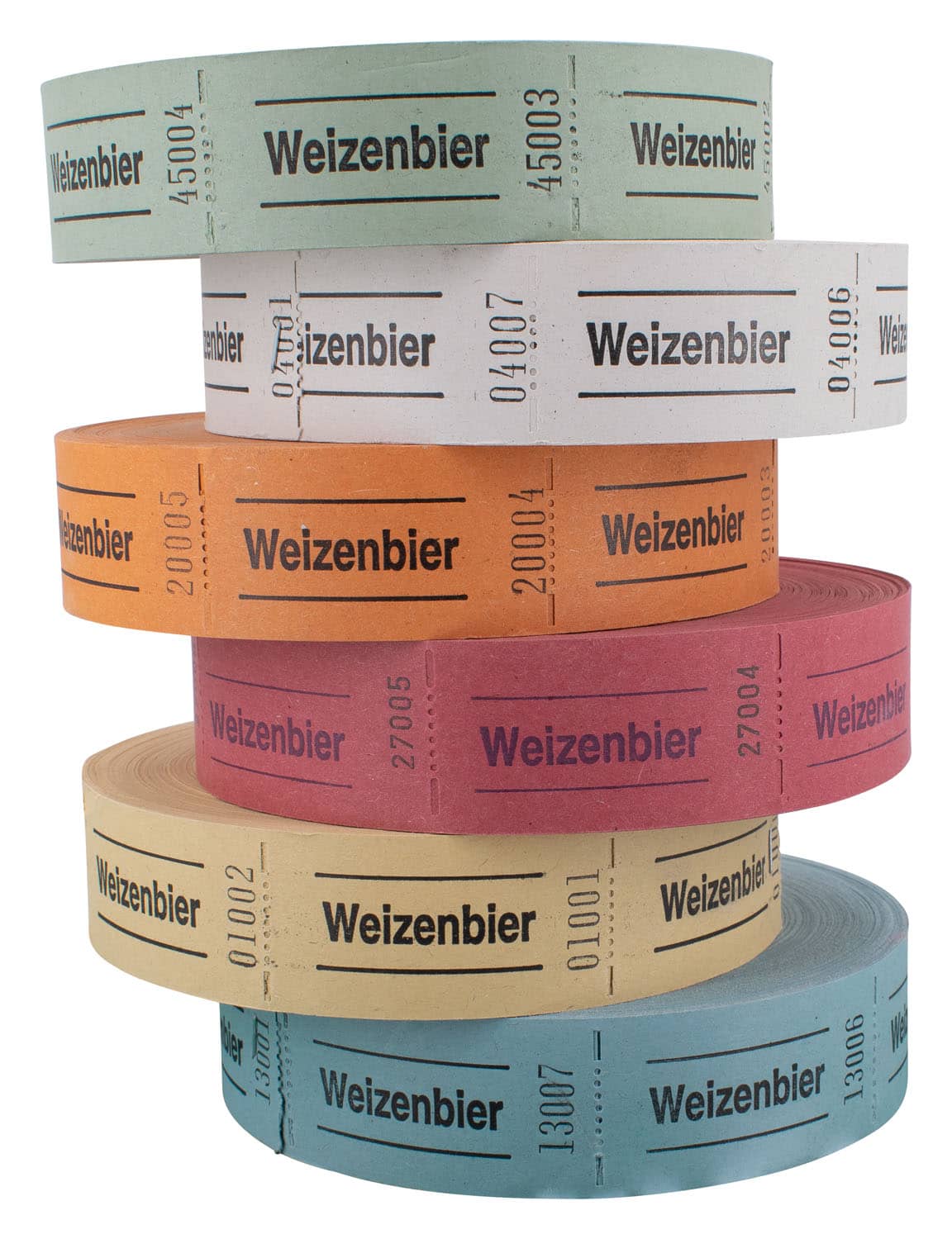 Produktbild von Rollenbons "Weizenbier" 1000 Abrisse