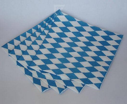 Produktbild von 20 Stk. Servietten 3-lagig Bayern