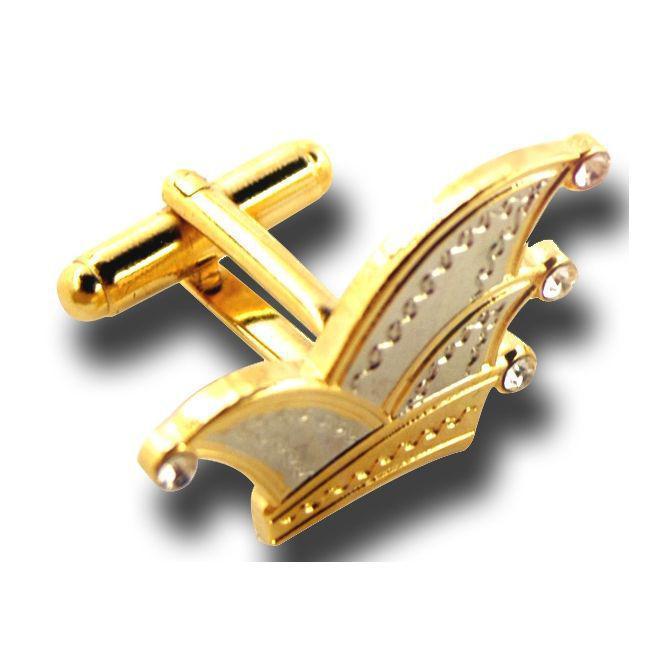 Produktbild von Paar Manschettenknöpfe "Narrenkappe"