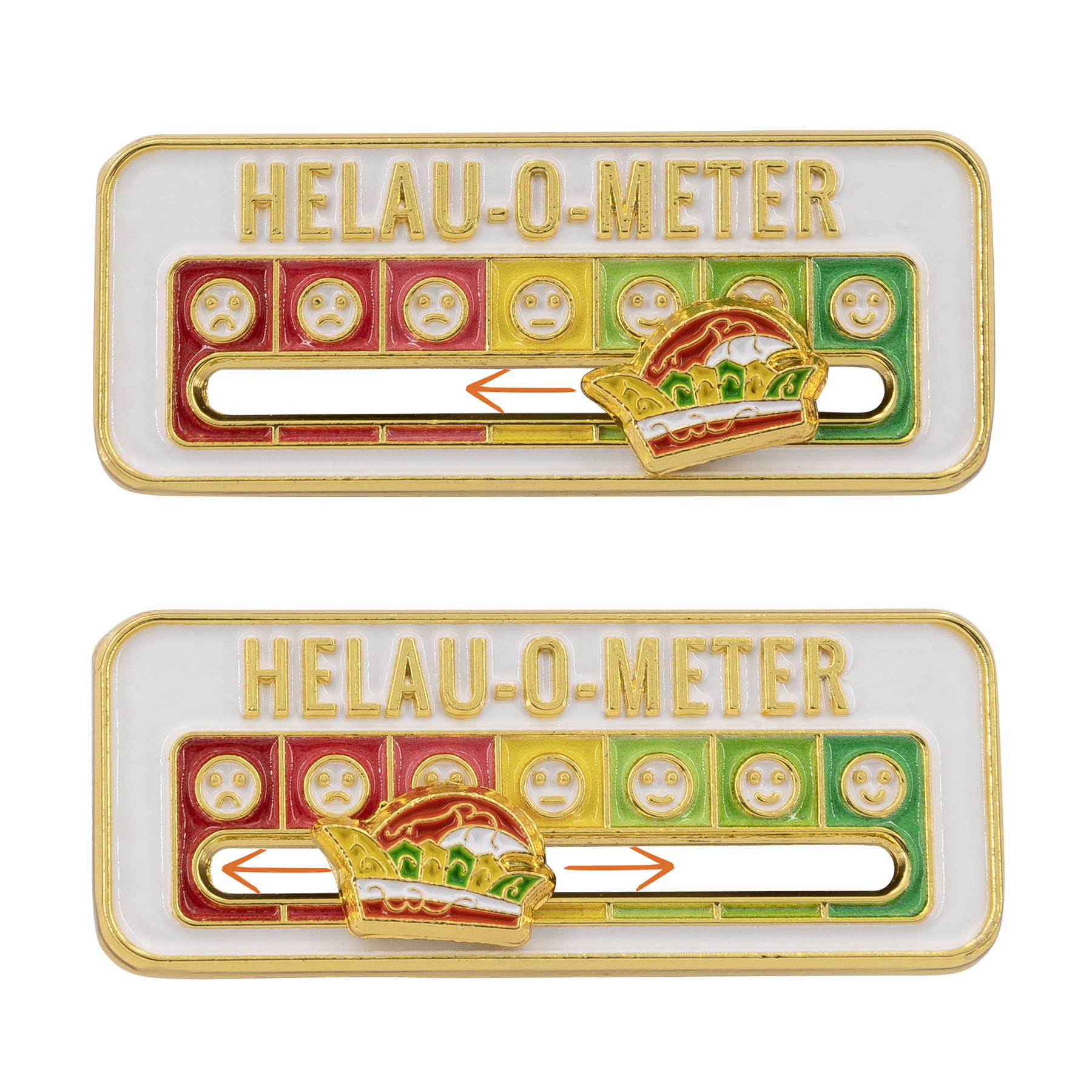 Produktbild 2 von Karnevalspin "Helau-O-Meter" mit Schieberegler