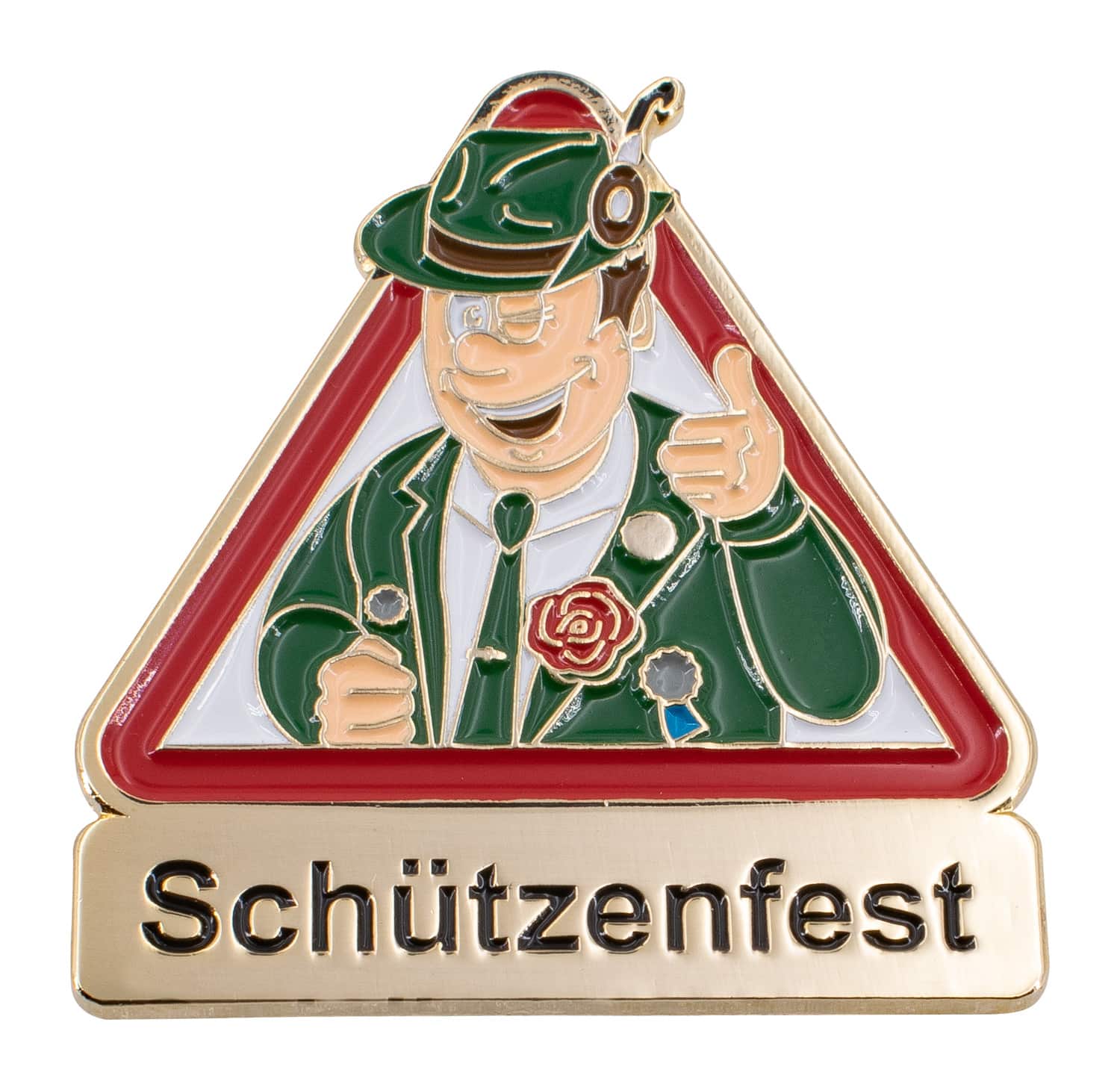 Produktbild von Achtung "Schützenfest" - Pin
