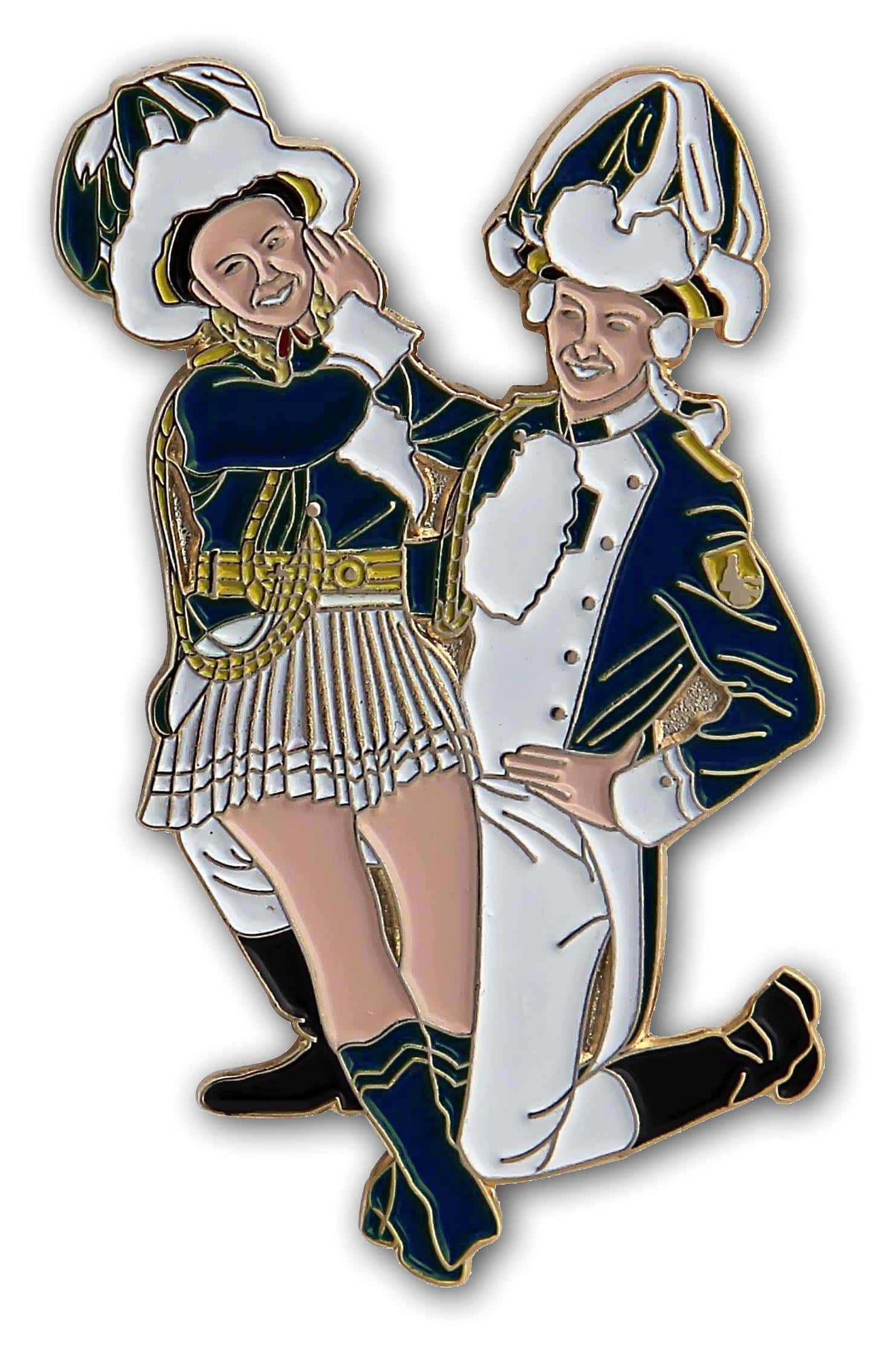 Produktbild von Tanzpaar sitzend Pin