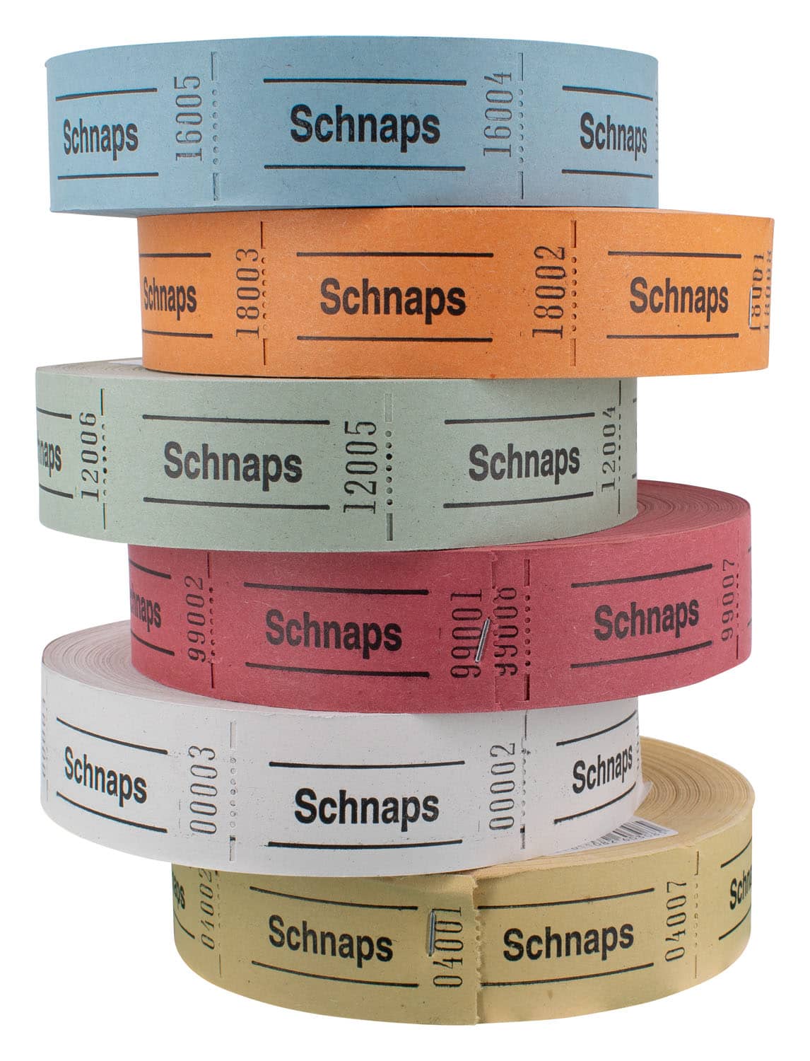 Produktbild von Rollenbons "Schnaps" 1000 Abrisse
