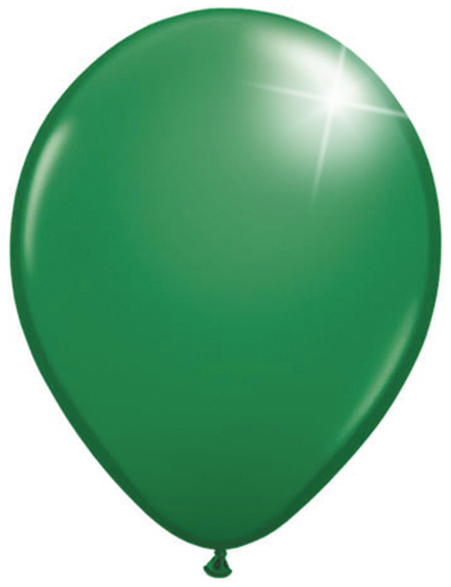 Produktbild von 100 Luftballons Grün Metallic - Ø 30cm
