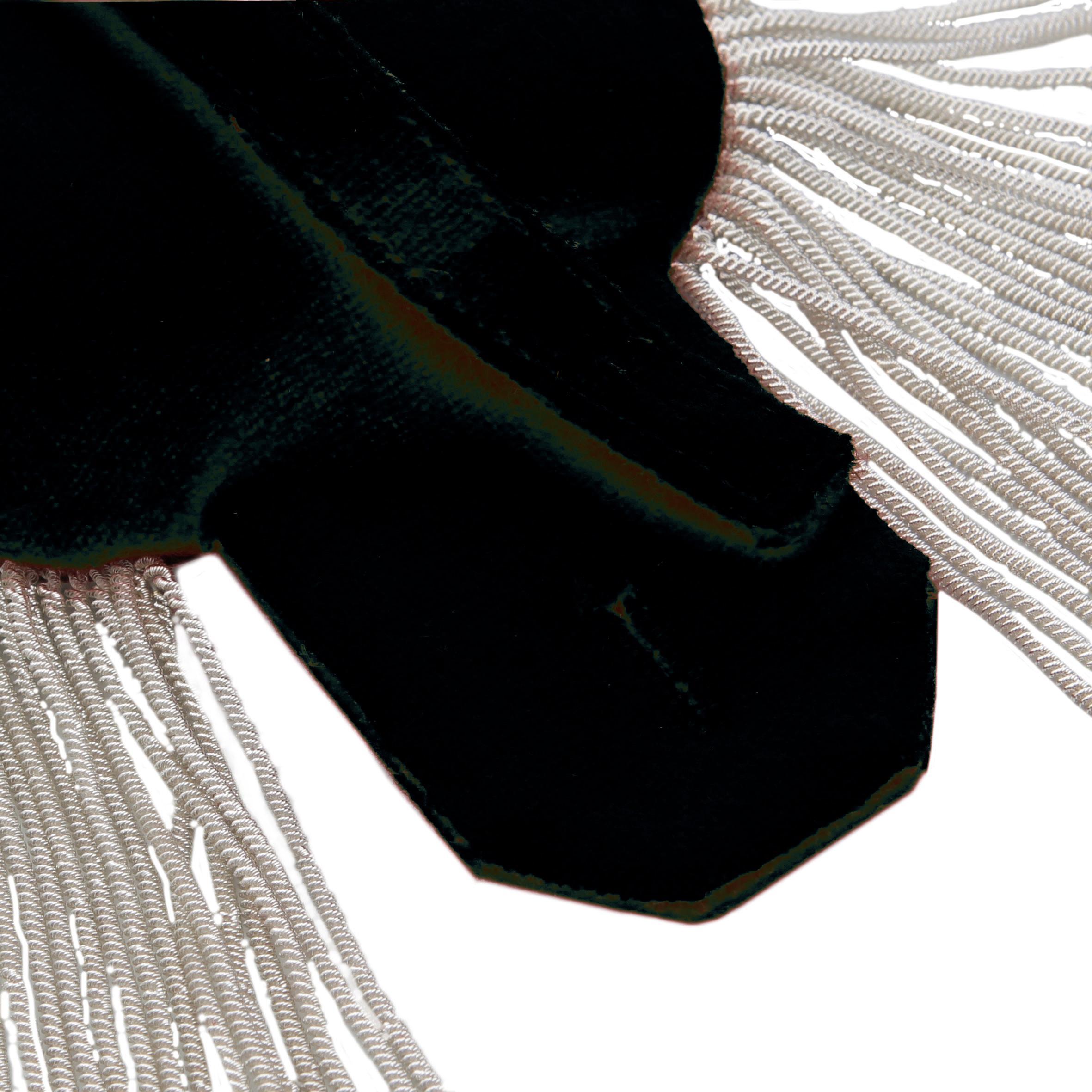 Produktbild 4 von Epauletten silber (ein Paar) mit Fransen