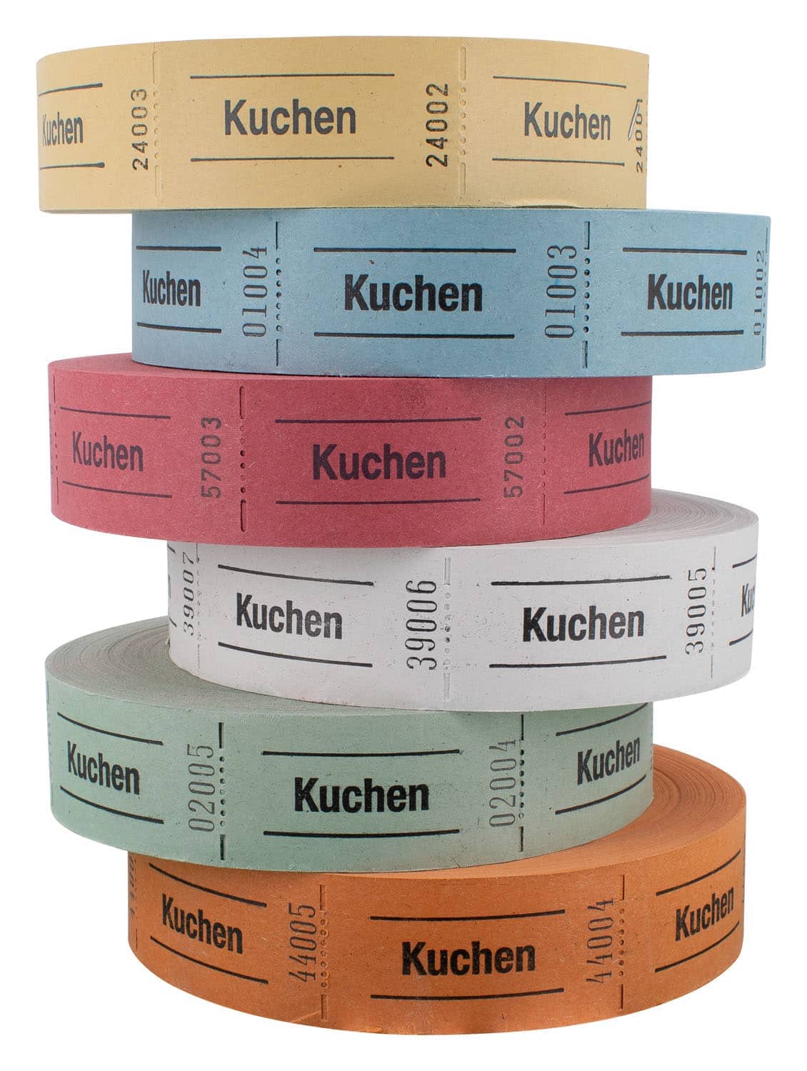 Produktbild von Rollenbons "Kuchen" 1000 Abrisse