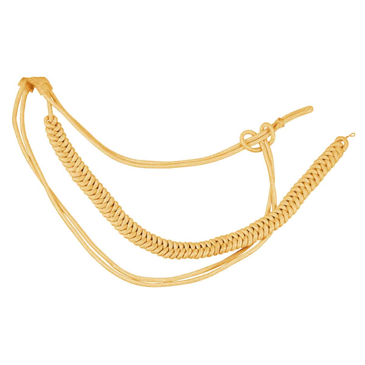 Produktbild von Fangschnur gold 1 Breitgeflecht und 2 Schlingen