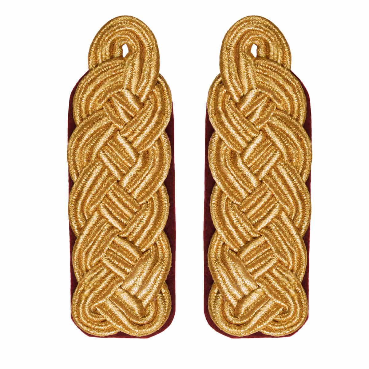 Produktbild 3 von Schultergeflechte - Majorsgeflechte mit goldenem Soutache