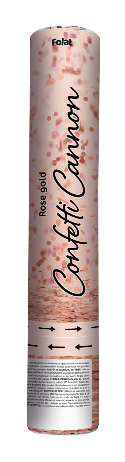 Produktbild von Konfettikanone rosegold