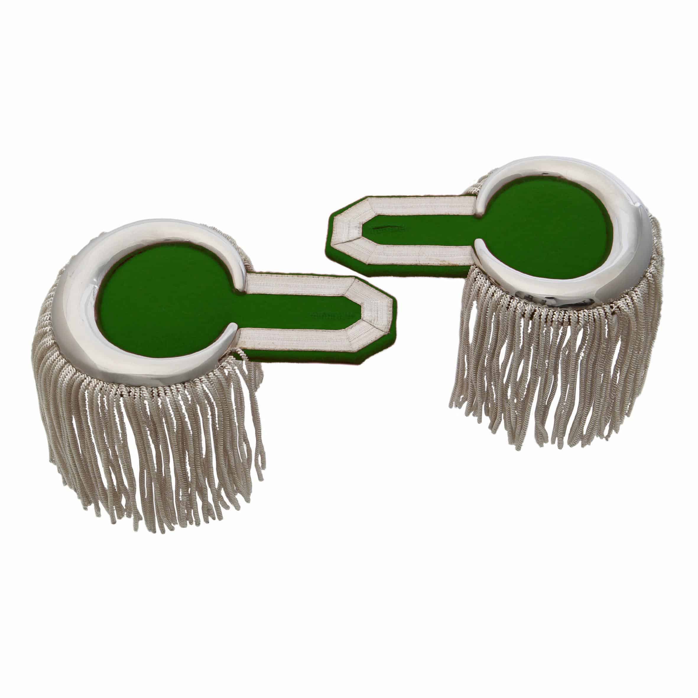 Produktbild 2 von Epauletten silber (ein Paar) mit Fransen