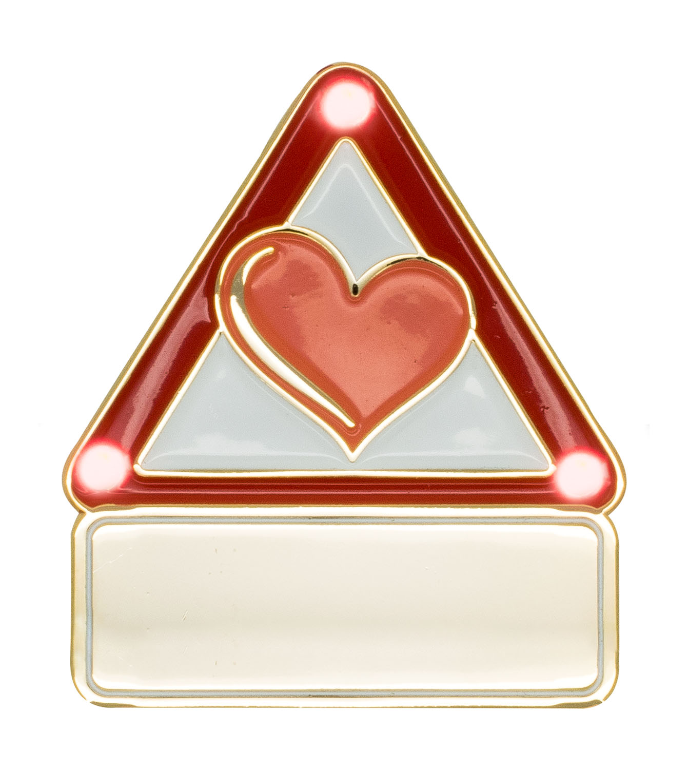 Produktbild von Achtung "Herz" - Pin mit Blinkis