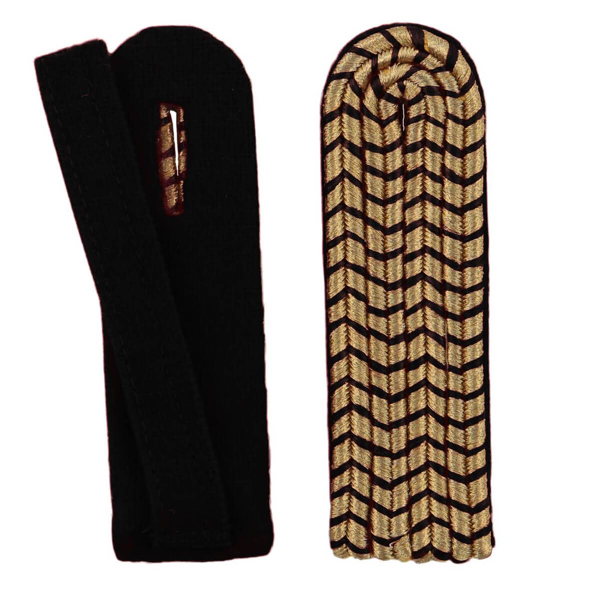 Hauptproduktbild von Schulterstücke mit farbigem National gold