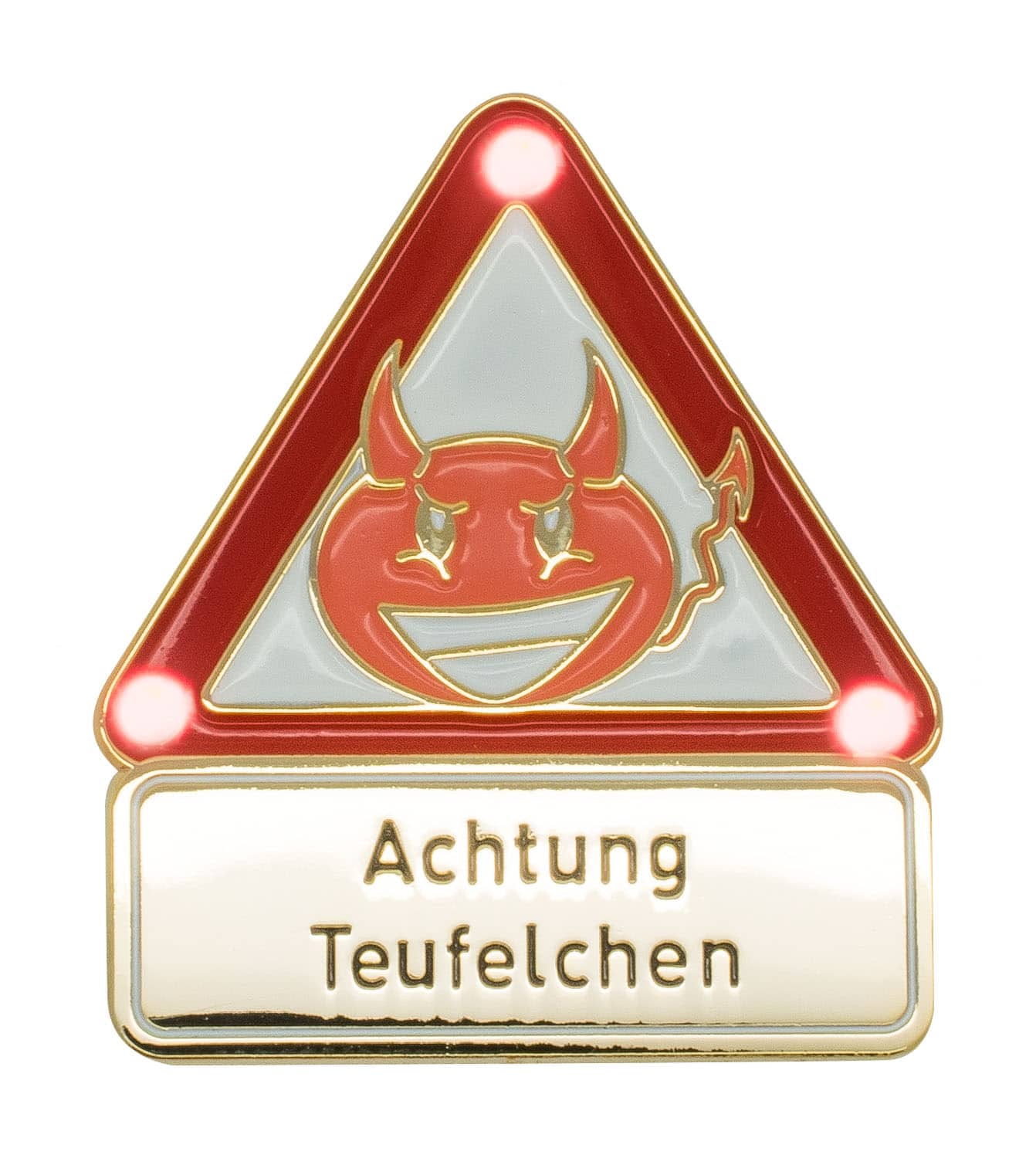 Produktbild von Achtung Teufelchen - Pin mit Blinkis