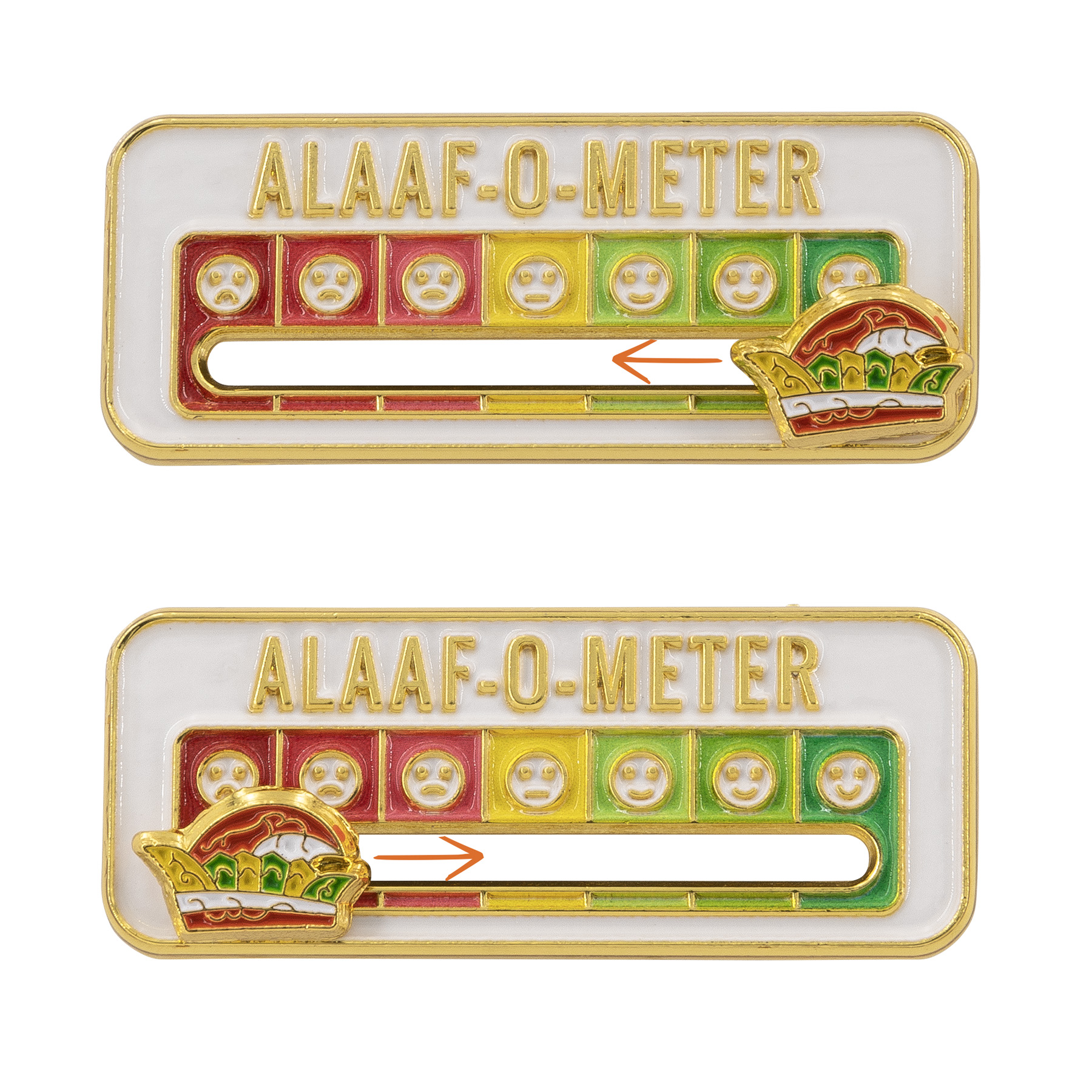 Produktbild 2 von Karnevalspin "Alaaf-O-Meter" mit Schieberegler