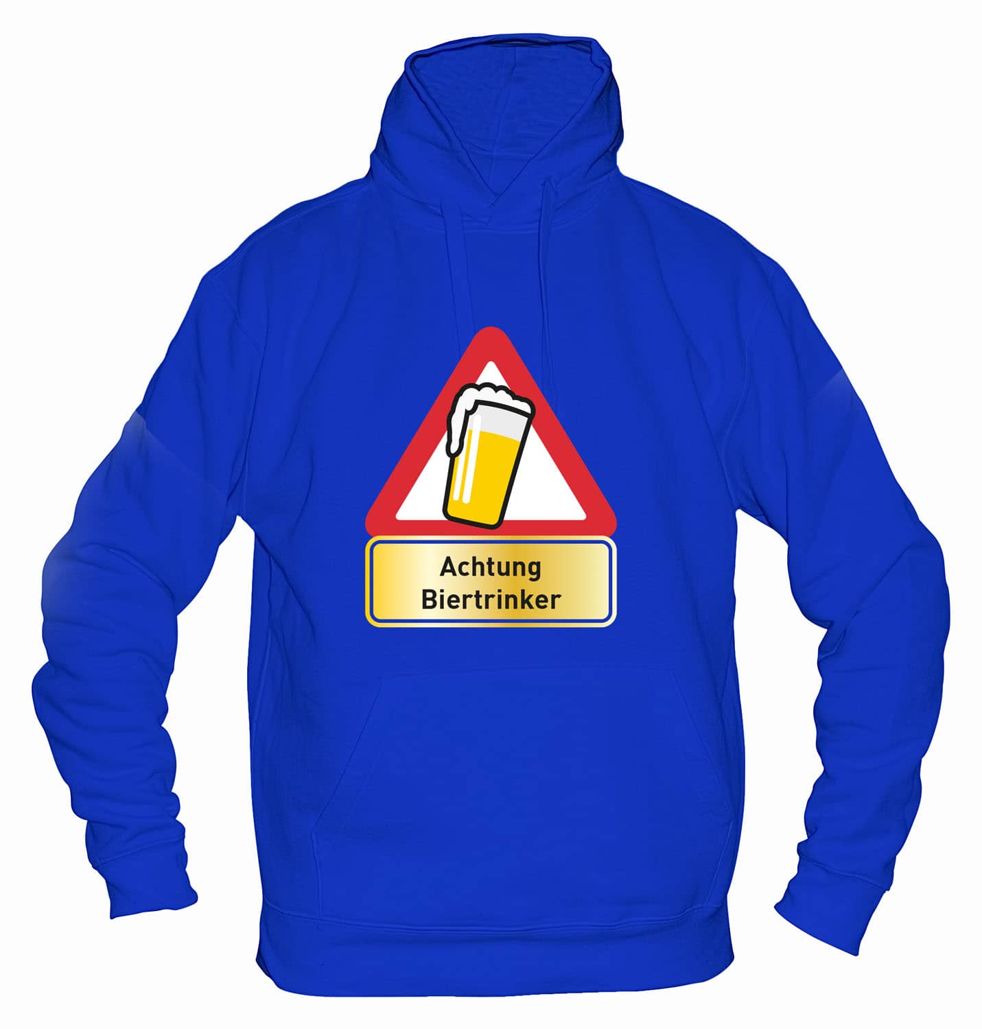 Produktbild von Hoodie "Achtung Biertrinker" - Herren