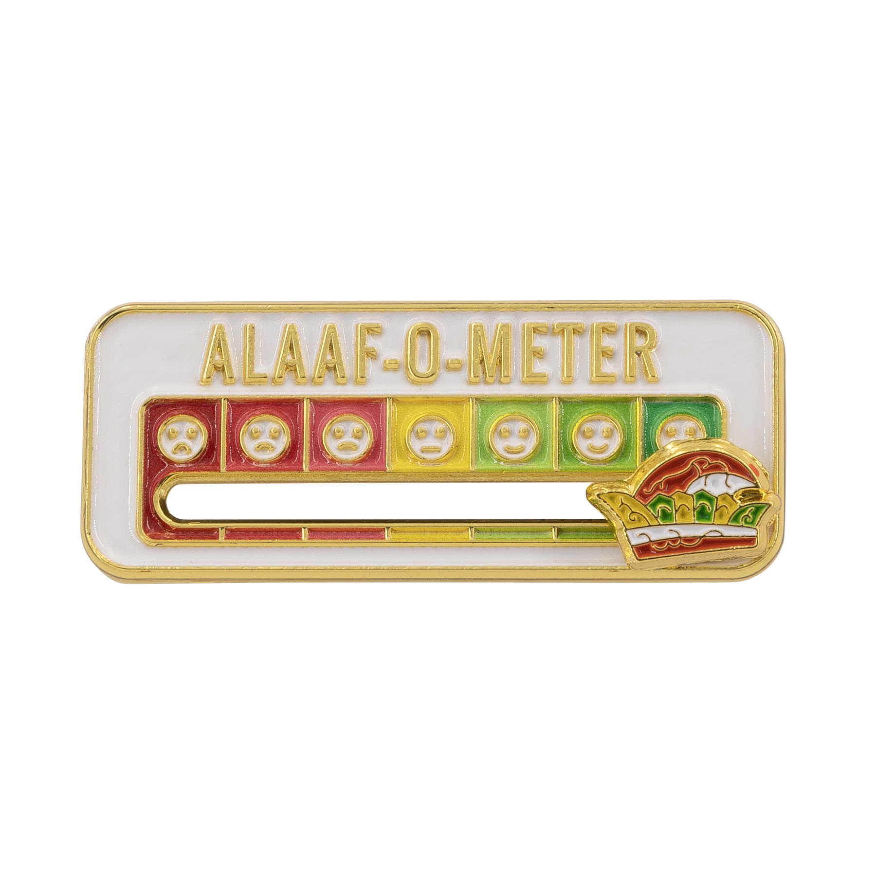 Produktbild von Karnevalspin "Alaaf-O-Meter" mit Schieberegler