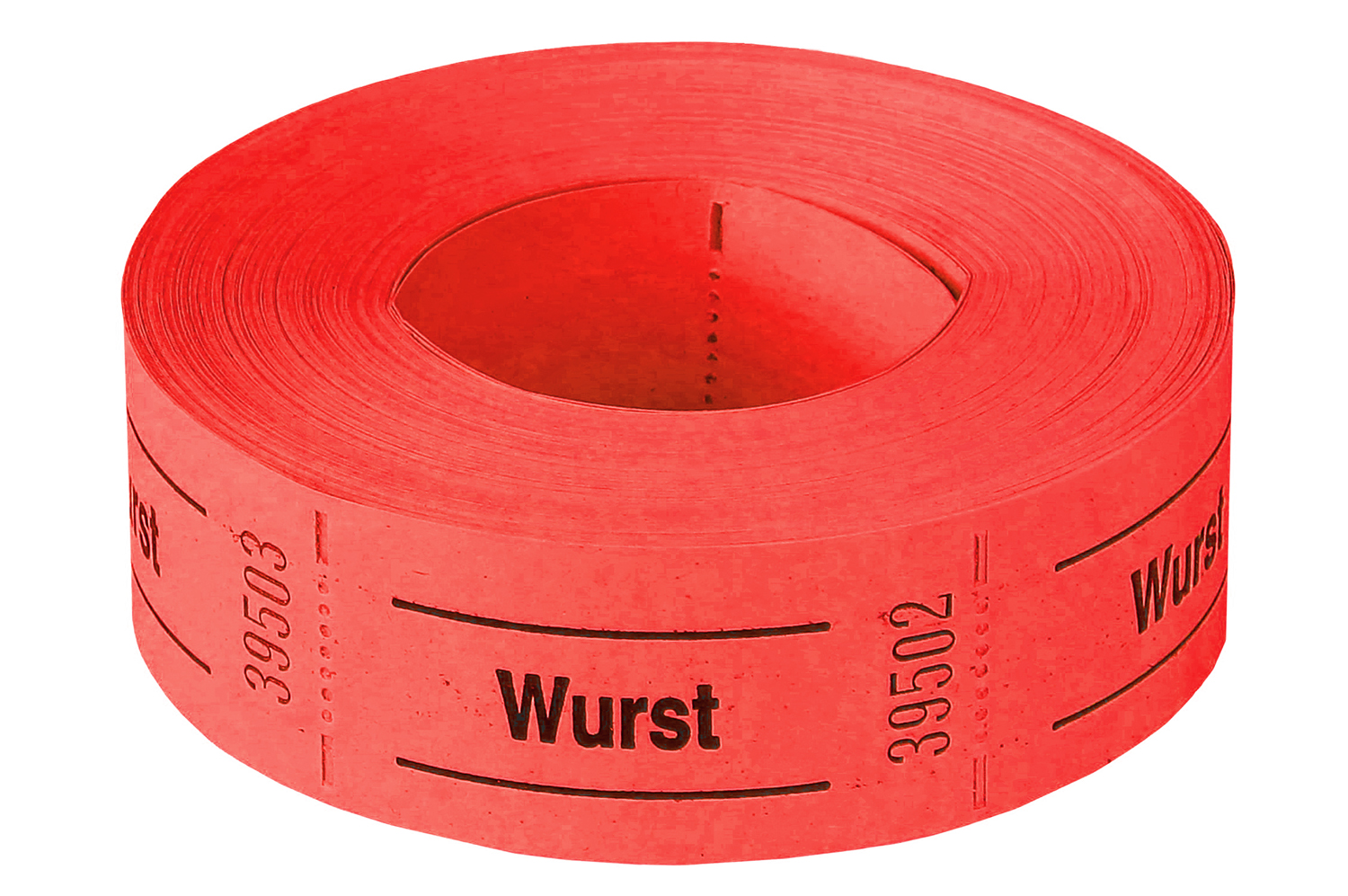 Produktbild von Rollenbons "Wurst" 1000 Abrisse