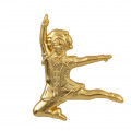 Tanzmariechen Sprung Pin 3D gegossen - Farbe - gold