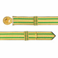 Feldbinde gold mit grünen Streifen (grün National)