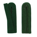 4-streifige Schulterstücke in grün