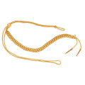 Fangschnur 1 Breitgeflecht (gold oder silber) - Farbe - gold