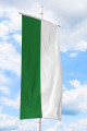 Bannerfahne grün-weiß | 80x200cm