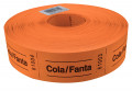 Rollenbons "Cola/Fanta" 1000 Abrisse - Farbe - orange