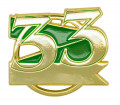 Jubiläumspin - 33 Jahre - Farbe - grün