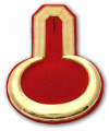 Epauletten gold (ein Paar) - Farbe - gold-rot